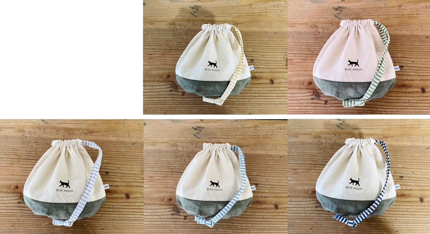 海のくり巾着3色の画像