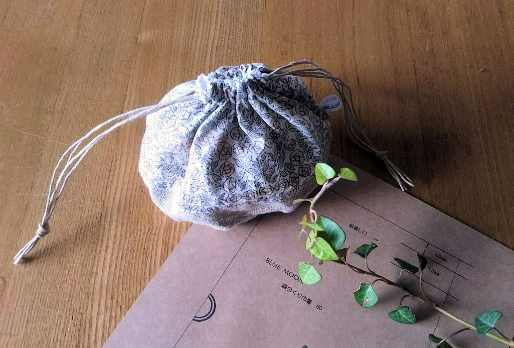 森のくり巾着と型紙