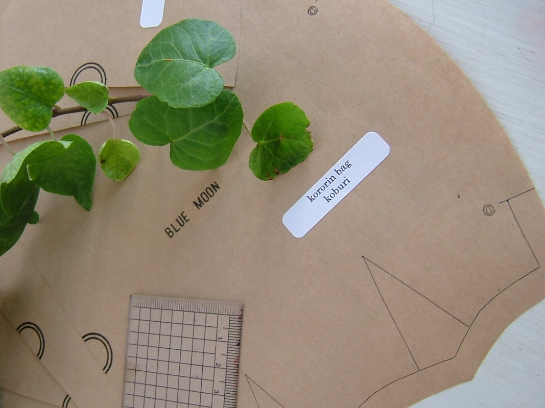 kororin bagの型紙の画像